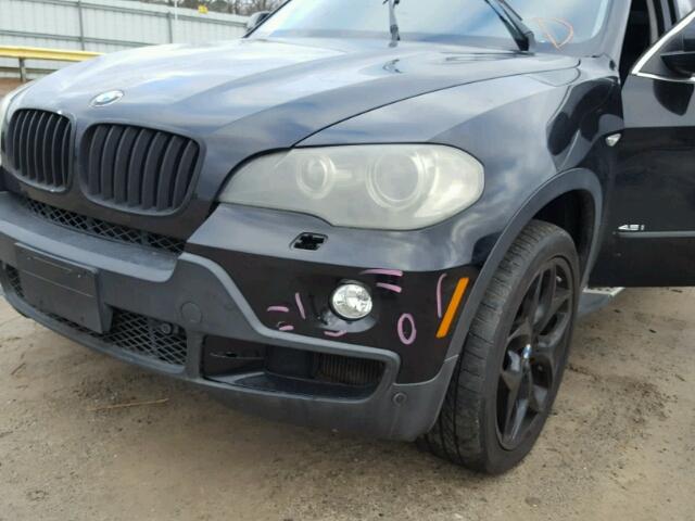 5UXFE83517LZ40445 - 2007 BMW X5 4.8I BLACK photo 9
