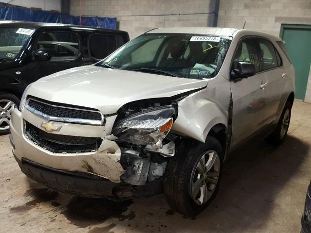 2GNALBEK2D1226785 - 2013 CHEVROLET EQUINOX LS GOLD photo 2