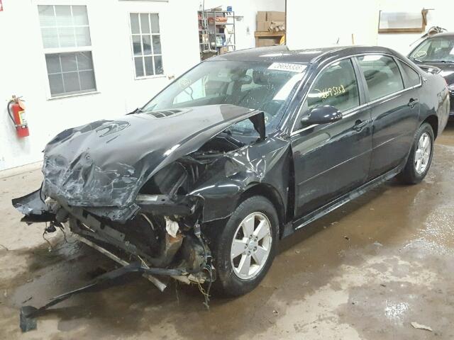 2G1WT57K791156004 - 2009 CHEVROLET IMPALA 1LT BLACK photo 2