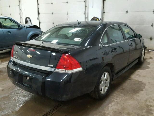 2G1WT57K791156004 - 2009 CHEVROLET IMPALA 1LT BLACK photo 4