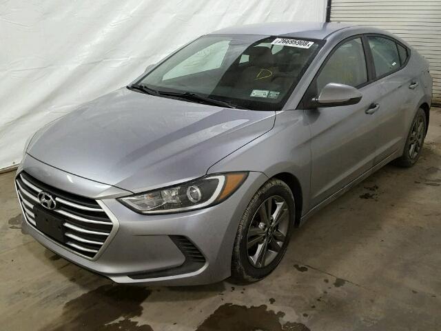 5NPD84LF2HH069076 - 2017 HYUNDAI ELANTRA SE SILVER photo 2