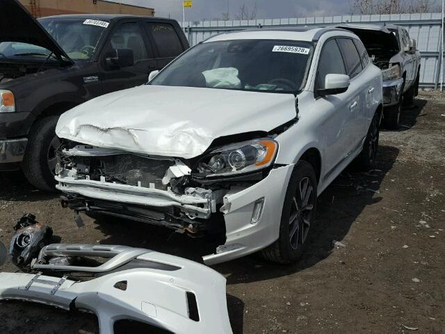 YV440MRK2H2179278 - 2017 VOLVO XC60 T5 WHITE photo 2