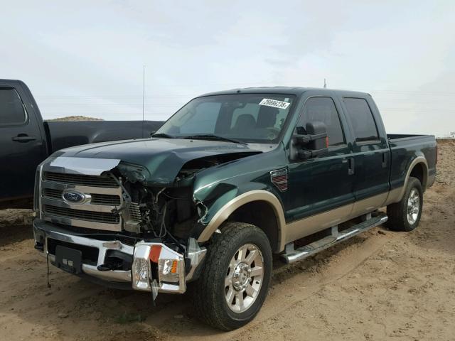 1FTSW21R58EA18010 - 2008 FORD F250 SUPER GREEN photo 2