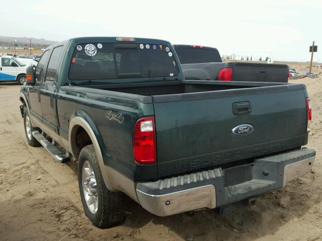 1FTSW21R58EA18010 - 2008 FORD F250 SUPER GREEN photo 3