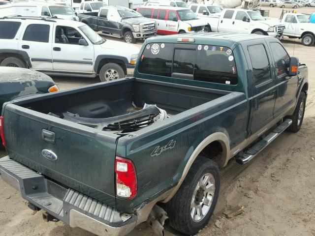 1FTSW21R58EA18010 - 2008 FORD F250 SUPER GREEN photo 4