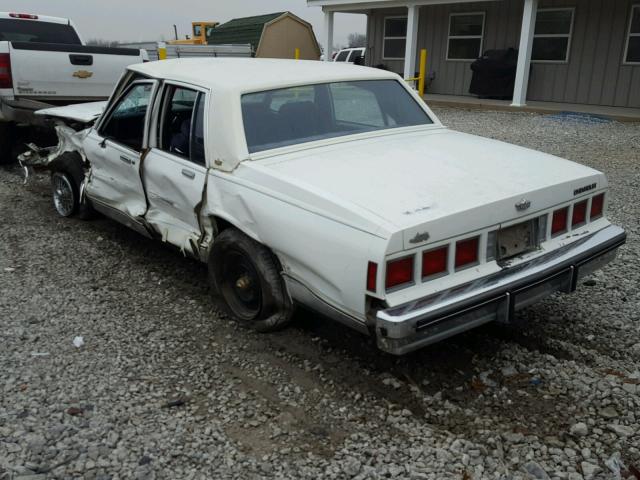 1G1BN69HXFX131323 - 1985 CHEVROLET CAPRICE CL WHITE photo 3