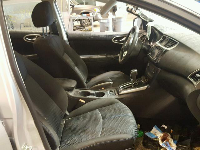 3N1AB7AP8HY403974 - 2017 NISSAN SENTRA S SILVER photo 5