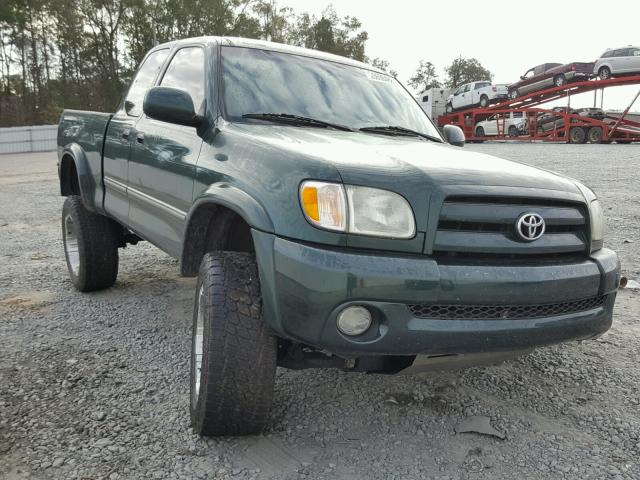 5TBBT48143S439491 - 2003 TOYOTA TUNDRA ACC GREEN photo 1