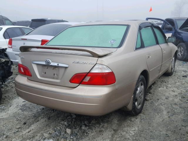 4T1BF28B54U353983 - 2004 TOYOTA AVALON XL GOLD photo 4