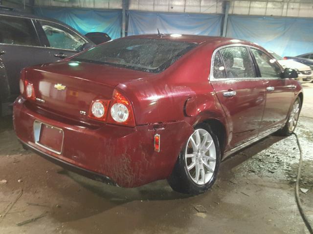 1G1ZK57B29F120889 - 2009 CHEVROLET MALIBU LTZ 栗色 照片 4