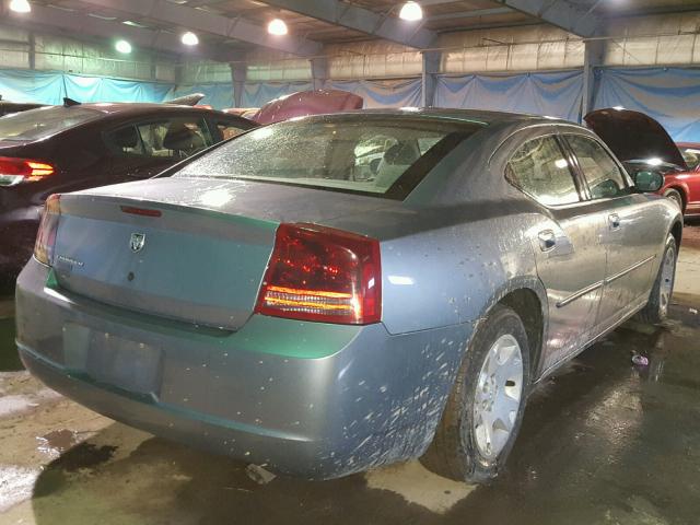 2B3KA43G76H480775 - 2006 DODGE CHARGER SE BLUE photo 4