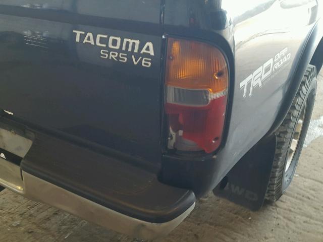 4TAWN72N6XZ476753 - 1999 TOYOTA TACOMA XTR BLACK photo 9