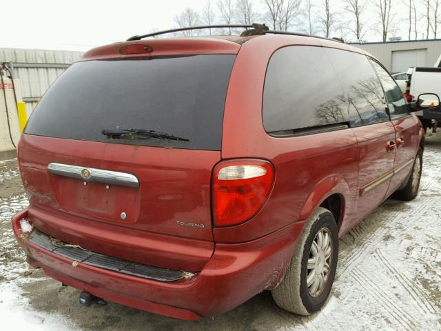 2A4GP54L47R231747 - 2007 CHRYSLER TOWN & COU RED photo 4