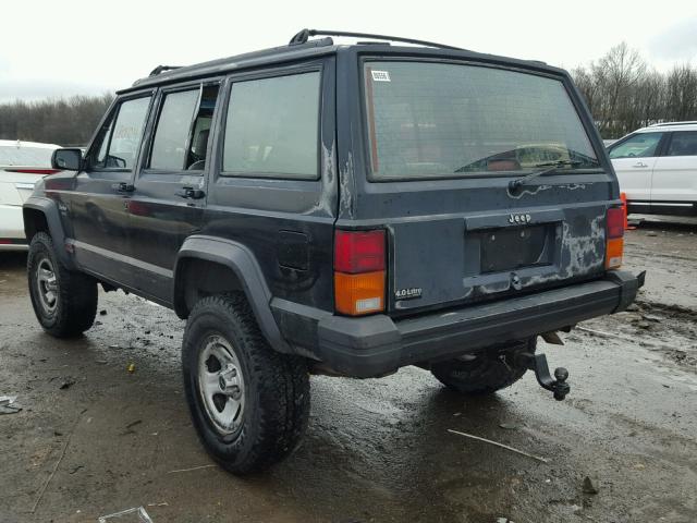 1J4FJ68S1RL109718 - 1994 JEEP CHEROKEE S BLACK photo 3