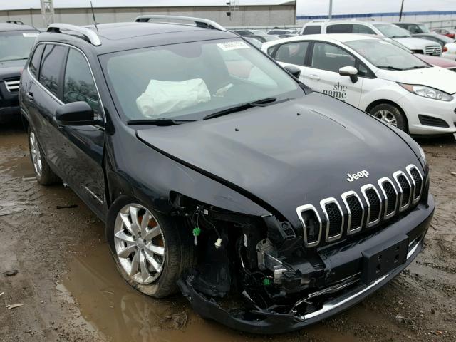 1C4PJLDS2HW653768 - 2017 JEEP CHEROKEE L BLACK photo 1