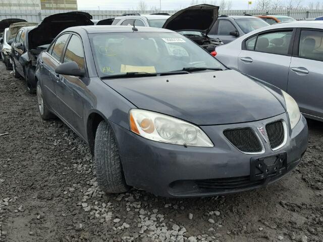 1G2ZG57B584256103 - 2008 PONTIAC G6 BASE GRAY photo 1