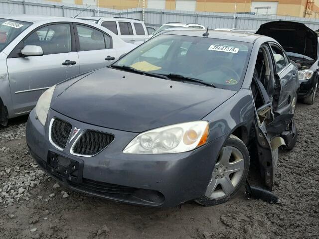 1G2ZG57B584256103 - 2008 PONTIAC G6 BASE GRAY photo 2