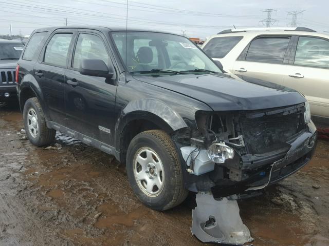 1FMCU92Z18KD64604 - 2008 FORD ESCAPE XLS BLACK photo 1