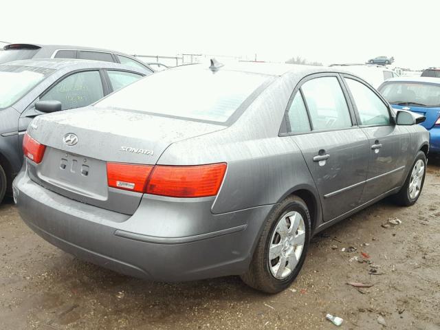 5NPET4ACXAH651430 - 2010 HYUNDAI SONATA GLS GRAY photo 4