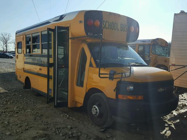 1GBJG316771229949 - 2007 CHEVROLET EXPRESS G3 YELLOW photo 1