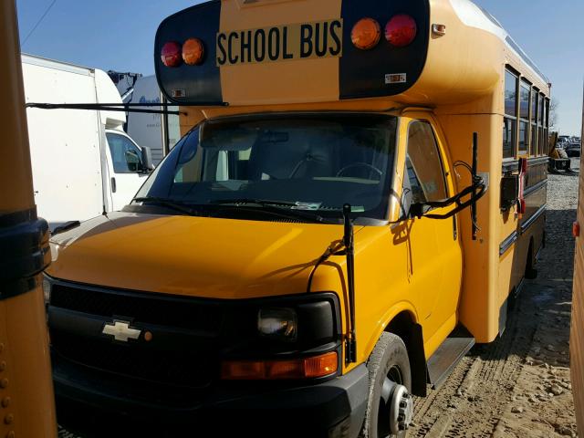 1GBJG316771229949 - 2007 CHEVROLET EXPRESS G3 YELLOW photo 2