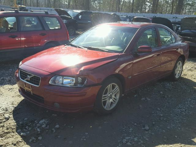 YV1RH592X52478031 - 2005 VOLVO S60 2.5T RED photo 2