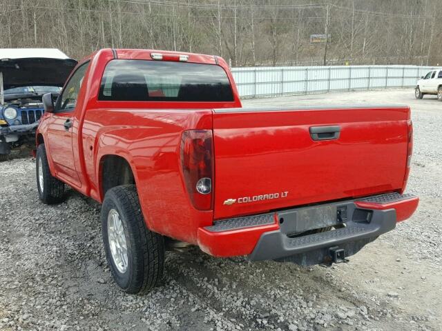 1GCGTCF91C8134423 - 2012 CHEVROLET COLORADO L RED photo 3