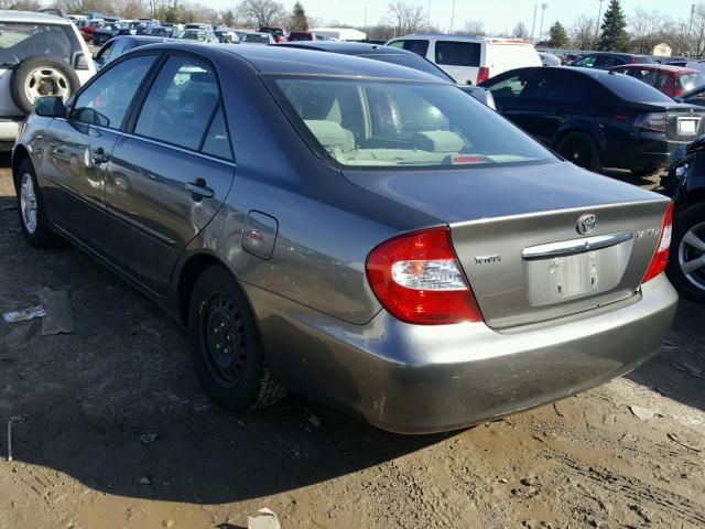 JTDBE32K230170794 - 2003 TOYOTA CAMRY LE GRAY photo 3