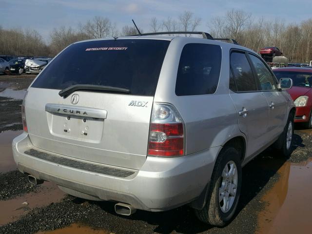 2HNYD18924H557861 - 2004 ACURA MDX TOURIN SILVER photo 4