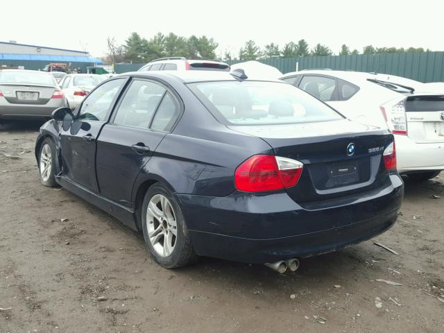 WBAVC93598K037098 - 2008 BMW 328 XI BLUE photo 3