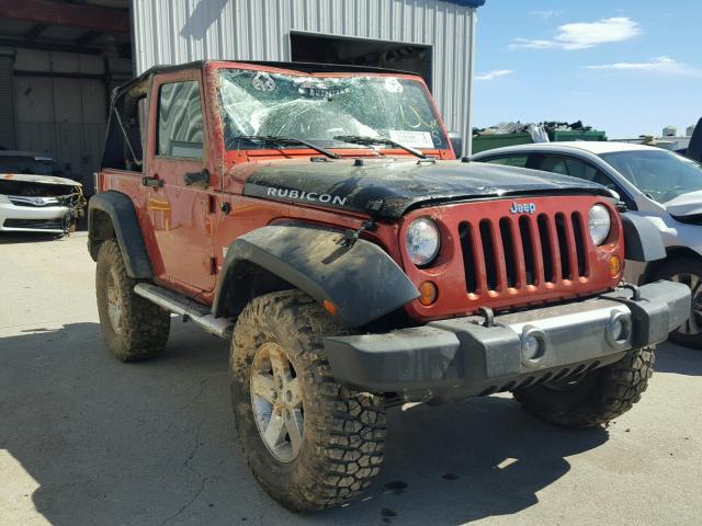 1J4FA24119L734481 - 2009 JEEP WRANGLER X ORANGE photo 1