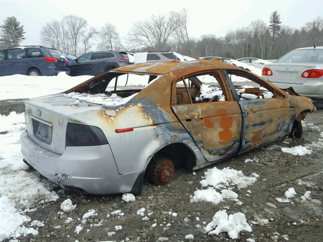 19UUA66284A003417 - 2004 ACURA TL GRAY photo 4