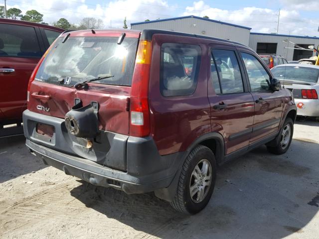 SHSRD78554U255036 - 2004 HONDA CR-V LX RED photo 4