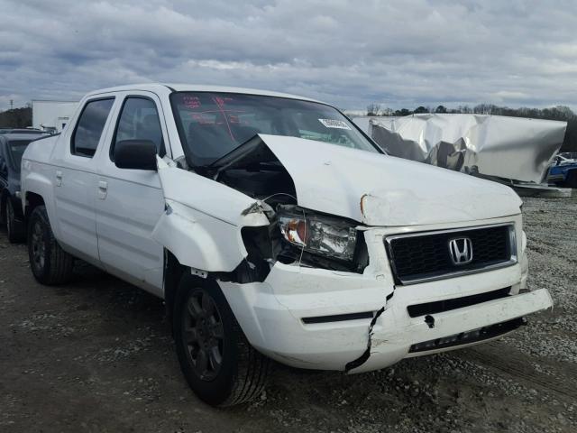 2HJYK16337H513233 - 2007 HONDA RIDGELINE WHITE photo 1