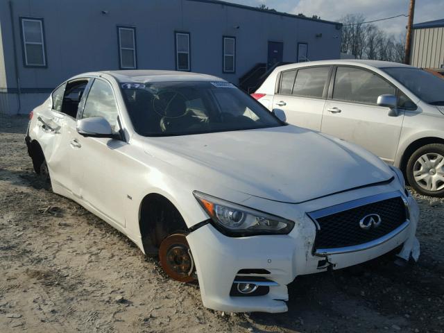 JN1EV7AP3GM302853 - 2016 INFINITI Q50 PREMIU WHITE photo 1