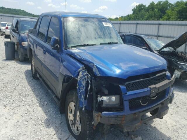 3GNEC13T43G198971 - 2003 CHEVROLET AVALANCHE BLUE photo 1