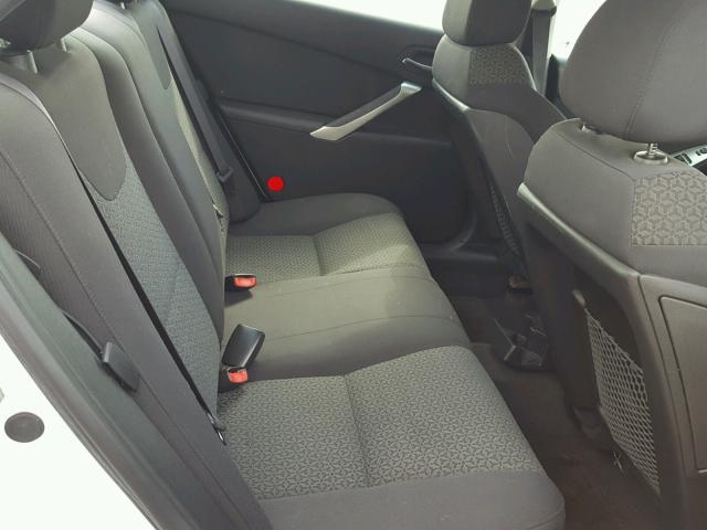 1G2ZJ57B194264458 - 2009 PONTIAC G6 WHITE photo 6