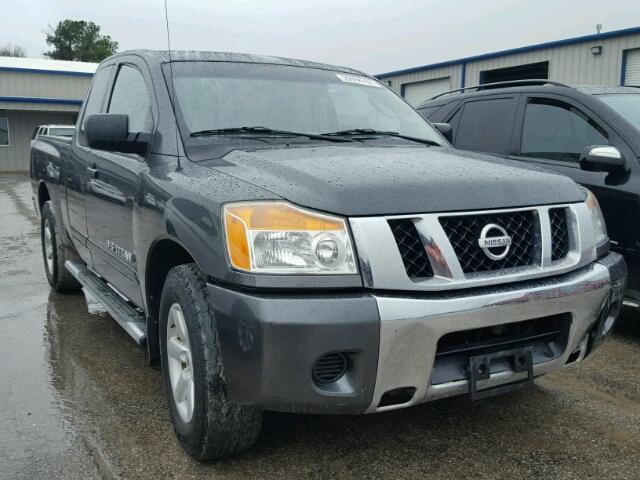 1N6BA06A68N328587 - 2008 NISSAN TITAN XE GRAY photo 1