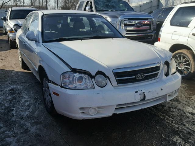 KNAGD126155420397 - 2005 KIA OPTIMA LX WHITE photo 1