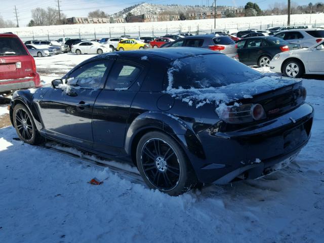 JM1FE17N040118591 - 2004 MAZDA RX8 BLACK photo 3