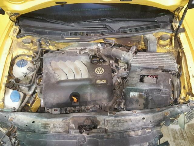 9BWEL41J884017280 - 2008 VOLKSWAGEN CITY GOLF YELLOW photo 7