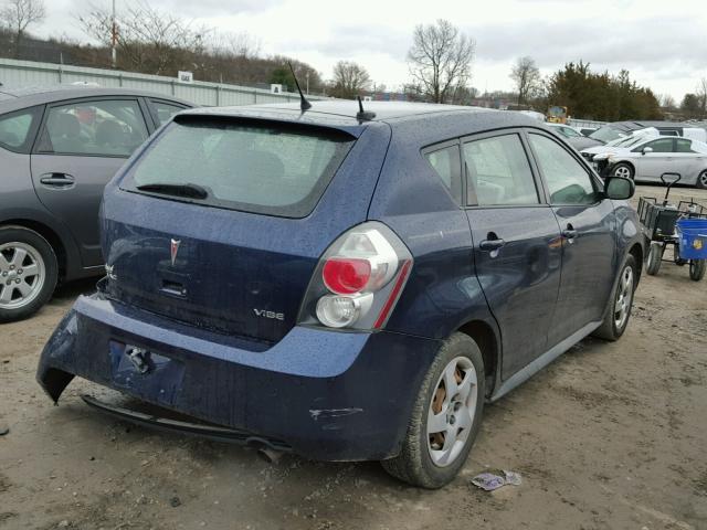 5Y2SP67859Z448424 - 2009 PONTIAC VIBE BLUE photo 4