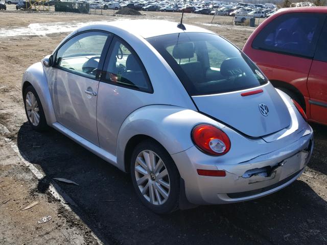 3VWRG31C88M501527 - 2008 VOLKSWAGEN NEW BEETLE SILVER photo 3