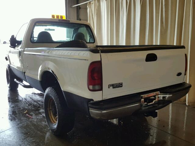 1FTSF31P34EA88619 - 2004 FORD F-350 WHITE photo 3