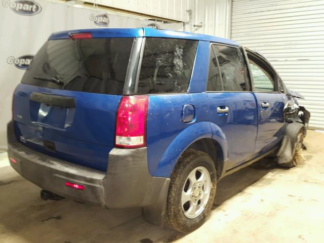 5GZCZ23D43S843851 - 2003 SATURN VUE BLUE photo 4