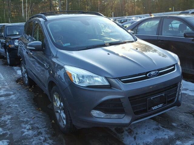 1FMCU9H94DUB35243 - 2013 FORD ESCAPE SEL GRAY photo 1