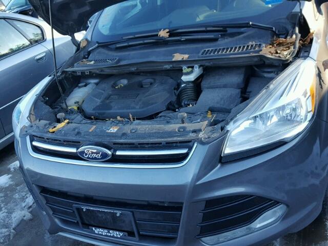 1FMCU9H94DUB35243 - 2013 FORD ESCAPE SEL GRAY photo 7