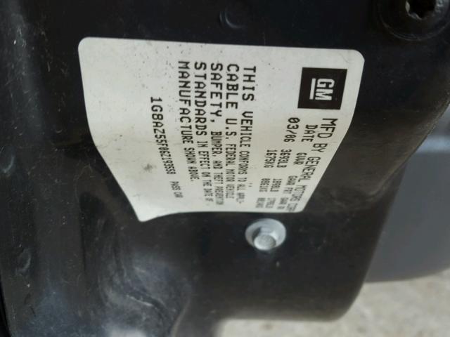 1G8AZ55F06Z193558 - 2006 SATURN ION LEVEL BLACK photo 10