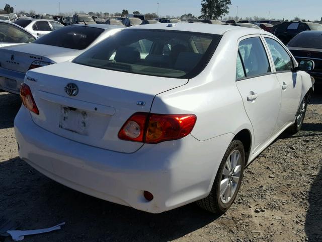 1NXBU4EE1AZ368248 - 2010 TOYOTA COROLLA BA WHITE photo 4