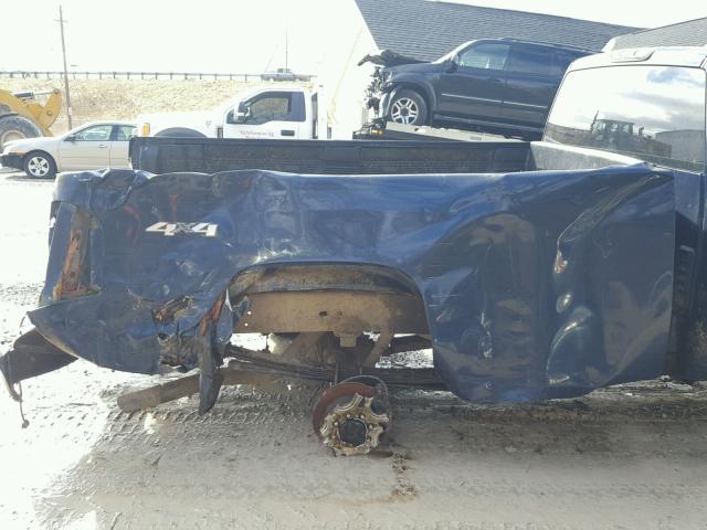 1GCHK44K79E125769 - 2009 CHEVROLET SILVERADO BLUE photo 9